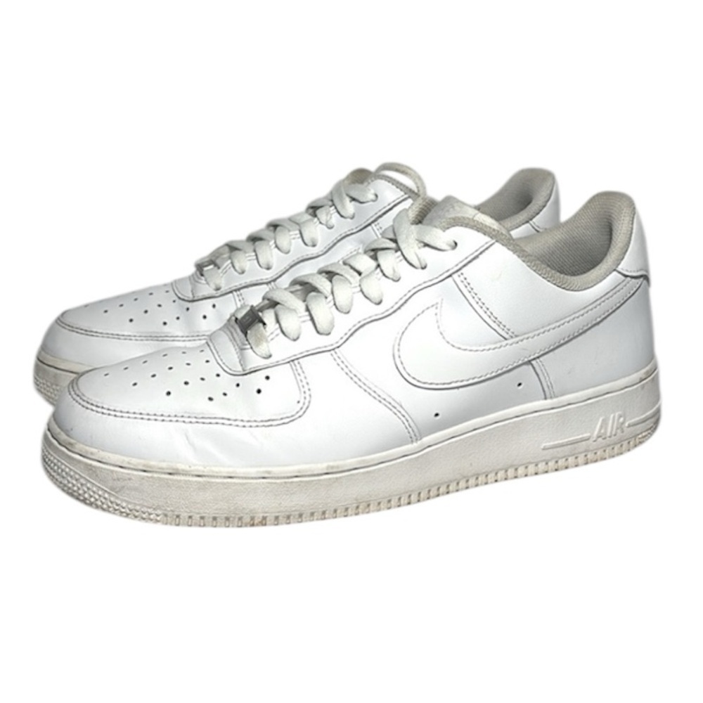 Nike Air Force 1 White Low Top Lace Up Sneakers Men’s 10.5